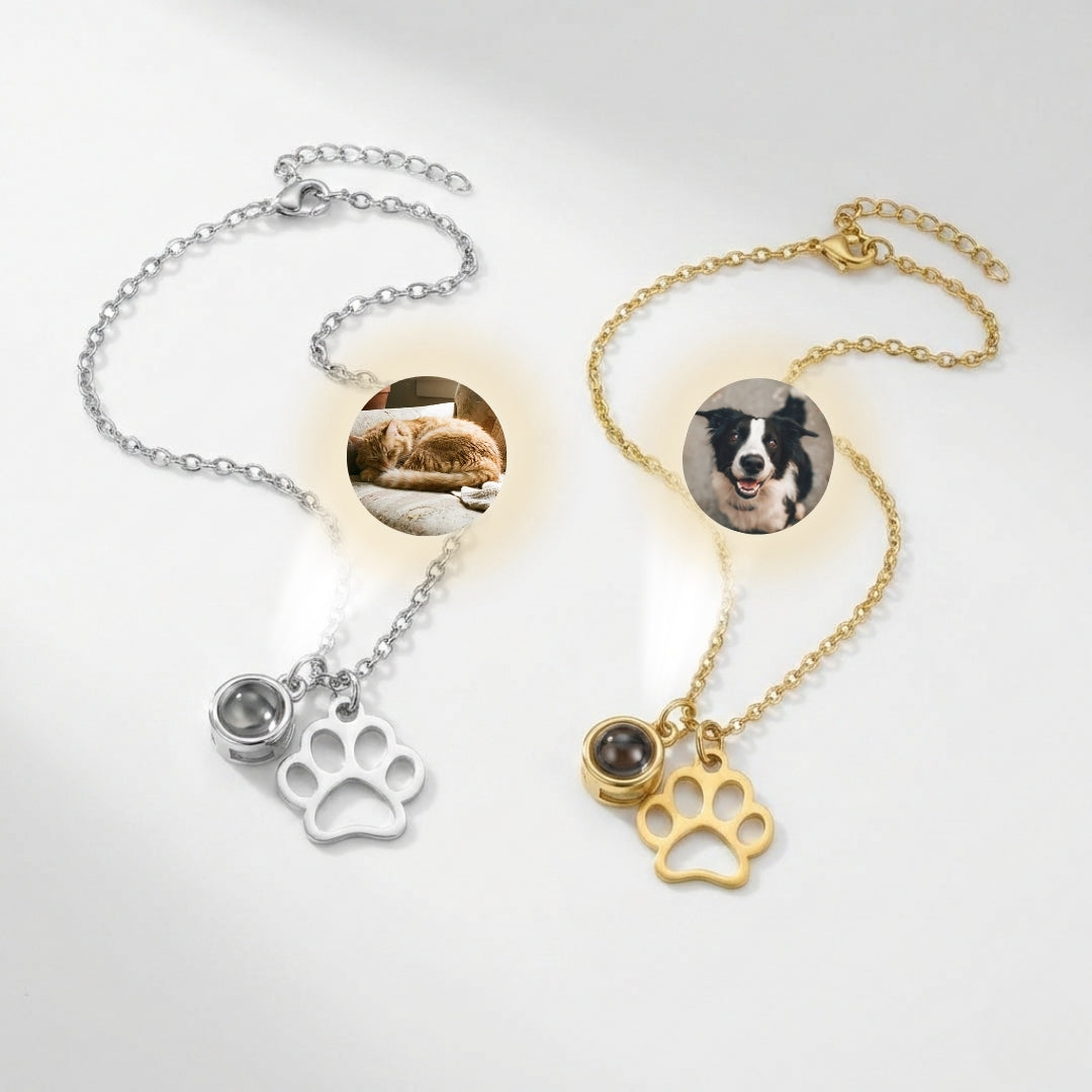 LumiPaw Projection Memory Necklace