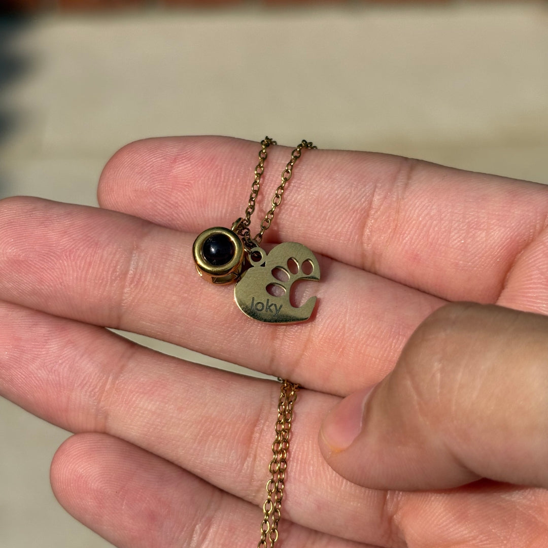 The Forever Bond — Photo Projection & Name Necklace