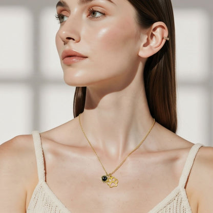 LumiPaw™ Photo Projection Pet Necklace