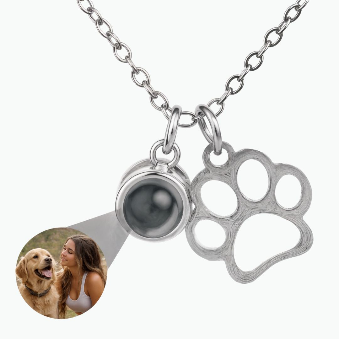 LumiPaw™ Photo Projection Pet Necklace