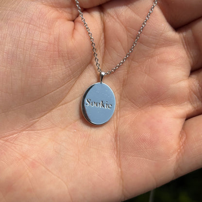 PRINT NOSE NECKLACE