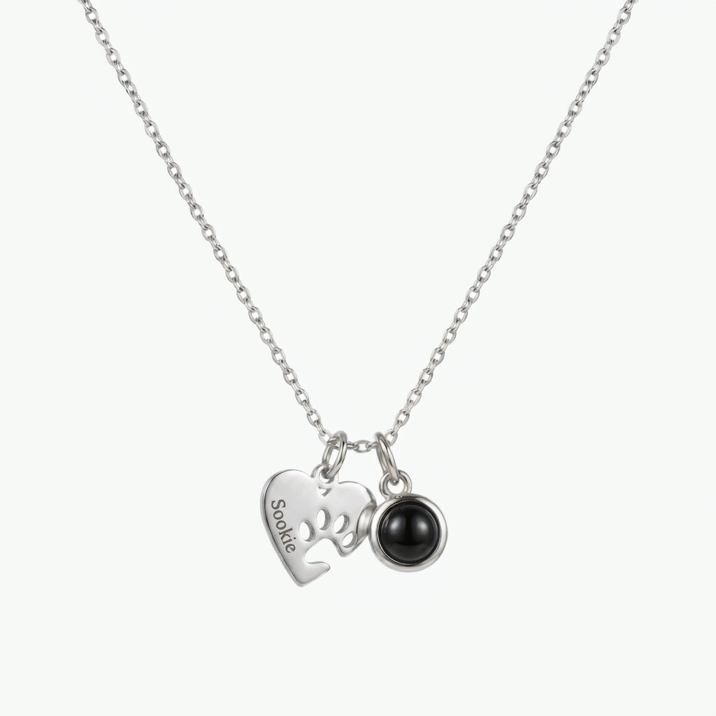 The Forever Bond — Photo Projection & Name Necklace